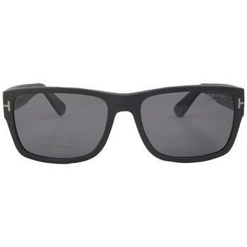 Mason Polarized Grey Rectangular Sunglasses FT0445 02D