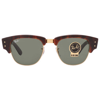 Mega Clubmaster Green Square Sunglasses RB0316S 99031