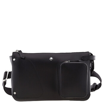 Meisterstuck Selection Soft Leather Belt Bag In Black