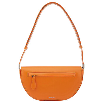 Orange Small Olympia Leather Shoulder Bag