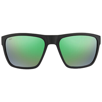 Paunch XL Green Mirror Polarized Polycarbonate 580P Square Sunglasses 6S9050 905002