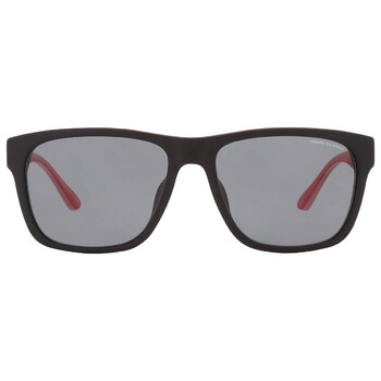 Polairzed Grey Square Sunglasses AX4135SF 807881