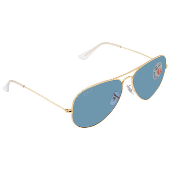 Polarized Blue Aviator Sunglasses RB3025 9196S2