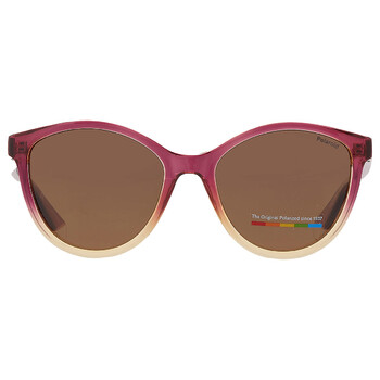 Polarized Bronze Cat Eye Sunglasses PLD 4133SX 0S2NSP