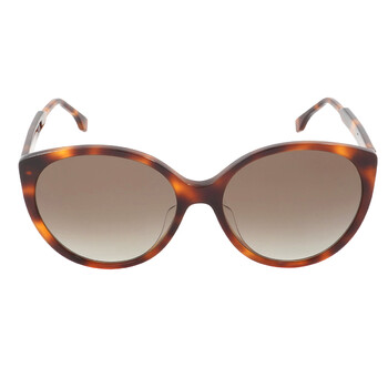 Polarized Brown Cat Eye Sunglasses FE40029U 53K