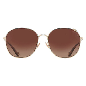 Polarized Brown Round Sunglasses HC7134 9005T5