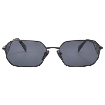 Polarized Grey Geometric Sunglasses PR A51S 1AB5Z1