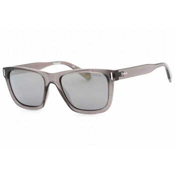 Polarized Grey Multilayer Rectangular Sunglasses PLD 6186S 0KB7LM