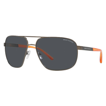 Polarized Grey Navigator Sunglasses AX2040S 600387