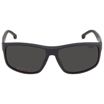 Polarized Grey Rectangular Sunglasses CARRERA 8038S 0003M9