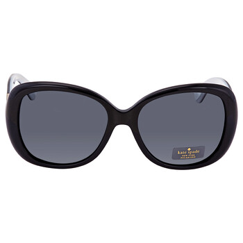 Polarized Grey Rectangular Sunglasses JUDYANNPS 09HTM9