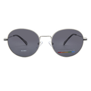 Polarized Grey Round Sunglasses PLD 6105SX 0010M9