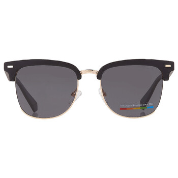 Polarized Grey Square Sunglasses PLD 4121S 0003M9