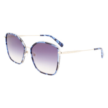 Purple Gradient Butterfly Sunglasses LO685S 745