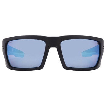 REBAR ANSI Happy Boost Bronze Polarized Ice Blue Spectra Mirror Wrap Sunglasses