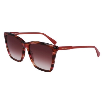 Red Gradient Square Sunglasses LO719S 602