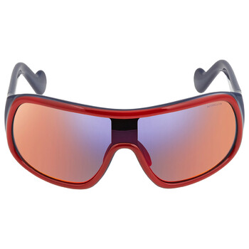 Red Multicolor Shield Sunglasses ML0048 68C
