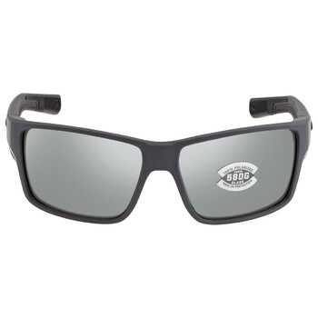 Reefton Pro Grey Silver Mirror Polarized Rectangular Sunglasses 6S9080 908009