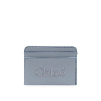 Storm Blue Leather Sense Card Holder