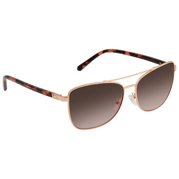 Stratton Brown Rose Gradient Pilot Sunglasses MK1096 110814