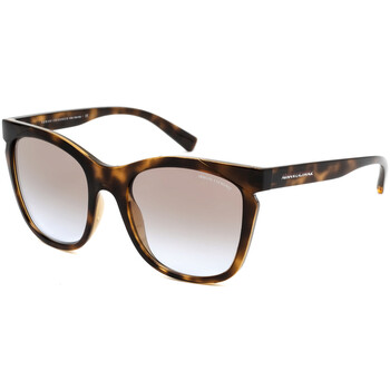 Tortoise Rectangular Sunglasses AX4109S 82832F