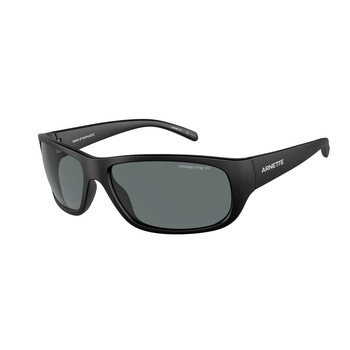 UkaUka Polarized Dark Grey Wrap Sunglasses AN4290 275881