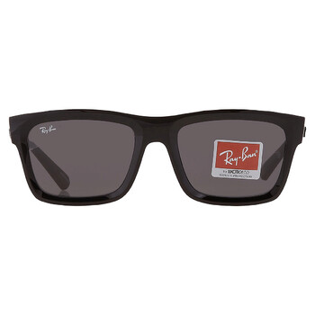 Warren Bio Based Dark Grey Rectangular Sunglasses RB4396 667787