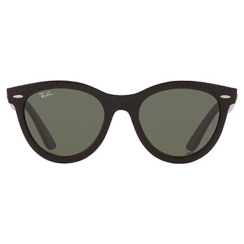 Wayfarer Way Green Round Sunglasses RB2241 90131