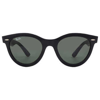 Wayfarer Way Green Round Sunglasses RB2241 90131