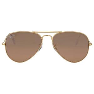 Aviator Gradient SilverPink Mirror Pilot Sunglasses RB3025 0013E