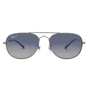 BAIN BRIDGE Polarized Blue Gradient Pilot Sunglasses RB3735 00478