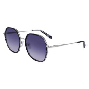 Blue Gradient Geometric Sunglasses LO163S 046