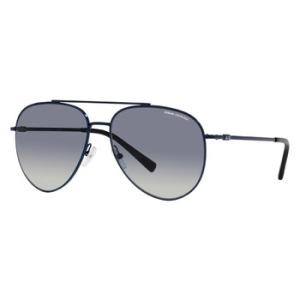 Blue Grey Gradient Pilot Sunglasses AX2043S 60994L