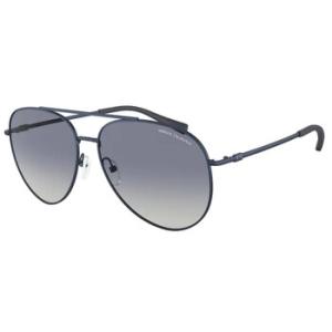 Blue Grey Gradient Pilot Sunglasses AX2043S 61054L