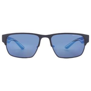 Blue Mirror Rectangular Sunglasses AX2046S 609955