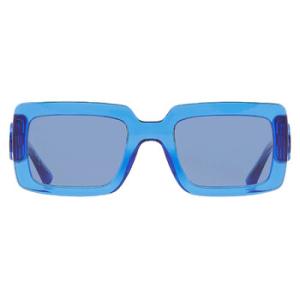 Blue Rectangular Sunglasses LO743S 400