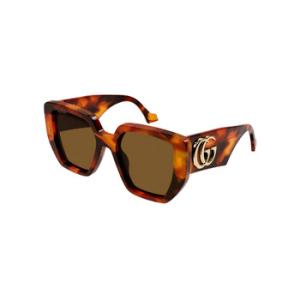 Brown Geometric Sunglasses GG0956S 007