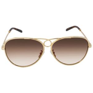 Brown Gradient Aviator Sunglasses TY6093 330413