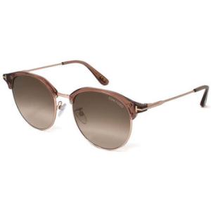 Brown Gradient Oval Sunglasses FT0889K 45F