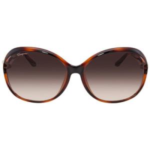 Brown Gradient Oval Sunglasses SF770SA 214