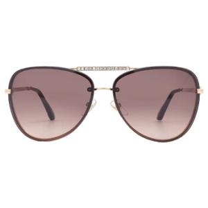 Brown Gradient Pilot Sunglasses SCHF10S 300Y