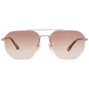 Brown Gradient Pilot Sunglasses SPLF68M 08M6