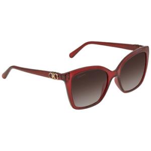Brown Gradient Square Sunglasses SF1026S 655