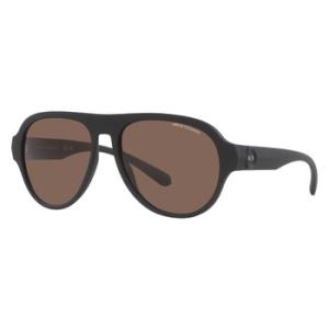 Brown Pilot Sunglasses AX4126SU 807873