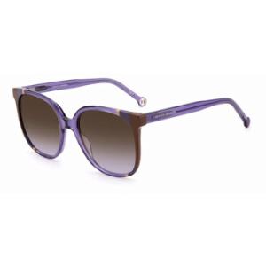 Brown Shaded Violet Square Sunglasses CH 0062S 0E53QR