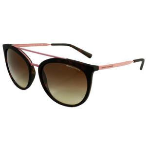 Brown gradient Oval Sunglasses AX4068S 802913
