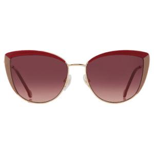 Burgundy Cat Eye Sunglasses HER 0112S 01233X
