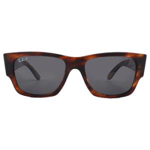 Carlos Polarized Black Rectangular Sunglasses RB0947S 95448