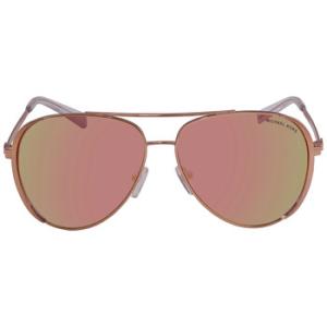 Chelsea Bright Rose Gold Gradient Flash Pilot Sunglasses MK1101B 11086F
