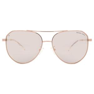 Cheyenne Rose Gold Mirrored Polarized Pilot Sunglasses MK1109 1155M5